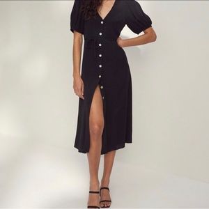 Aritzia Wilfred black dress